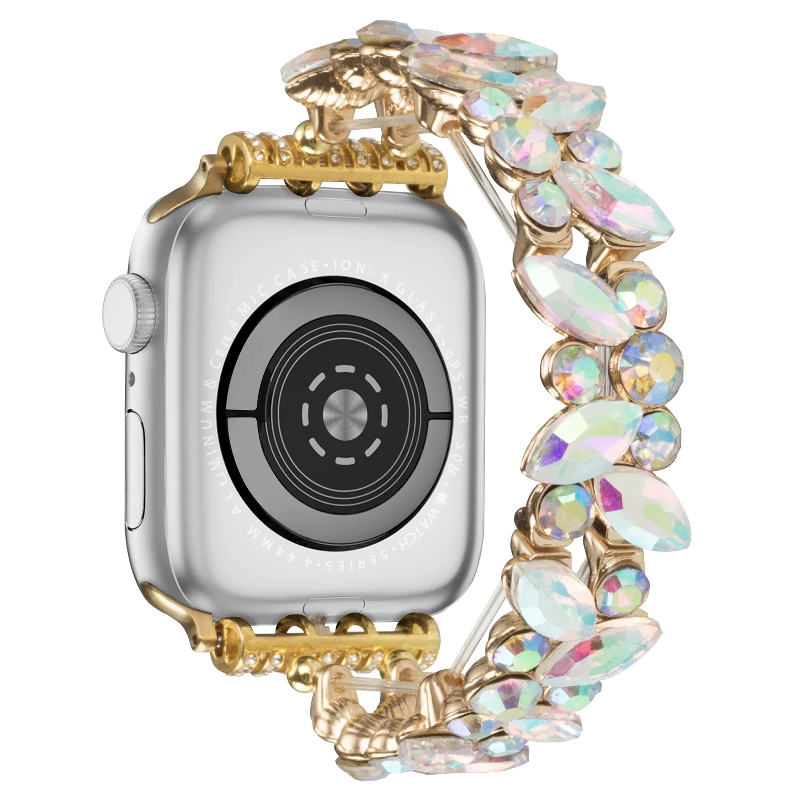 Превосходный эластичный браслет для Apple Watch Band Link Series 10/9/8/7/6/5/4/3/2/SE 40 мм 41 мм 42 мм 44 мм 45 мм 46 мм 49 мм ремешок