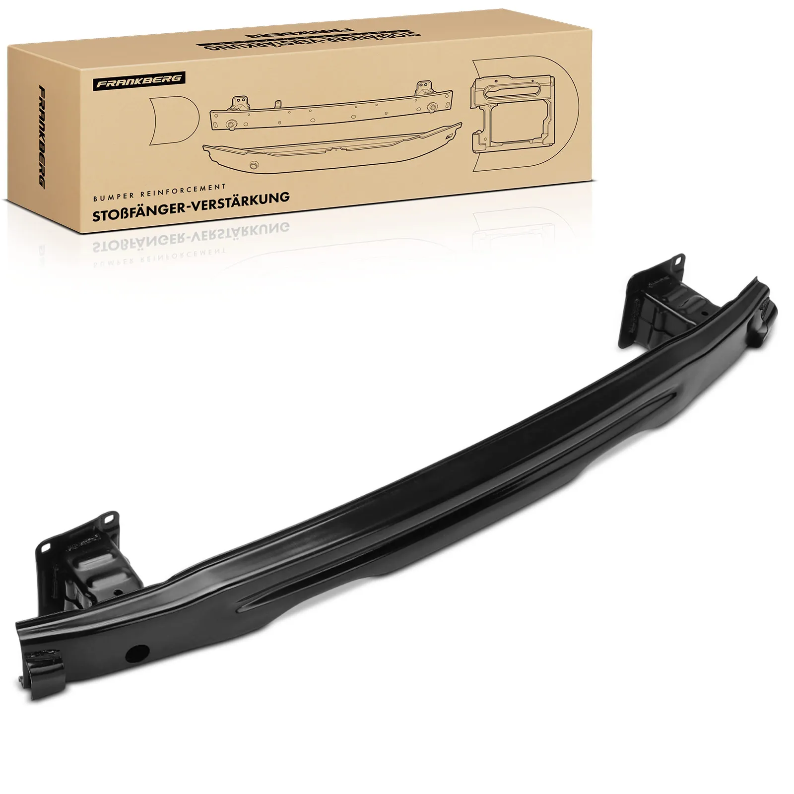 Frankberg 1x Bumper bumpers Carrier Achter Links Rechts voor Audi Q3 8UB 8UG 2.5L 2011-2018 8U0807309D