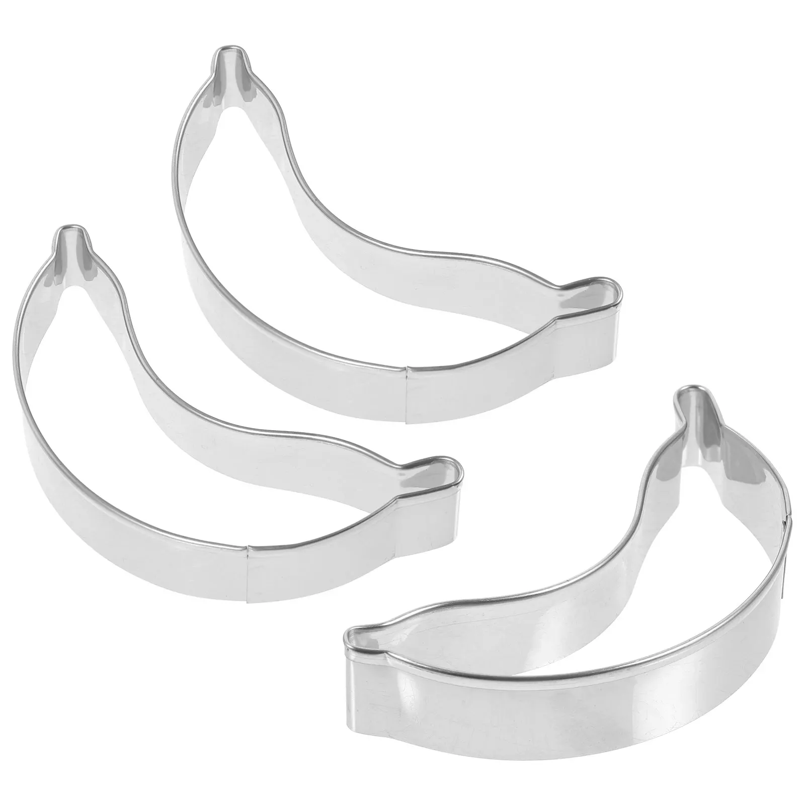 

Banana Cookie Mold Stainless Steel Non Stick Easy Clean DIY Cake Molds Baking Pan Fruit Vegetable Gastronomy Fun