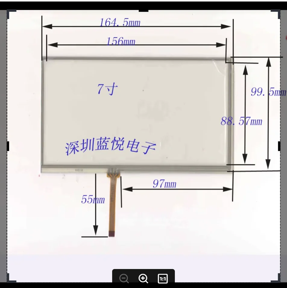 

ZhiYuSun 7 four wireResistiveTouch Screen 165 99 GPSTouch ScreenTouch Screen SALE