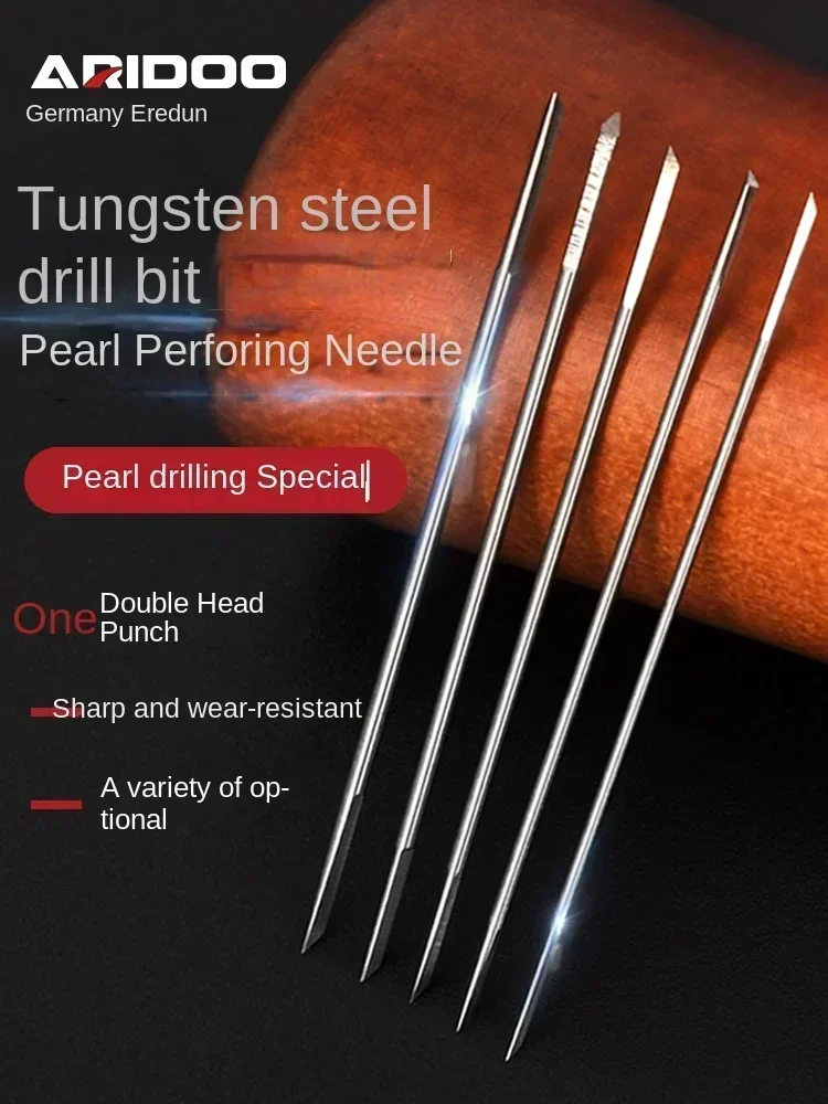 

Hole Saw Tool for Wood and Pearl - Triangular Tungsten Steel Drill Bit for Jewelry Making, Woodworking and Beading