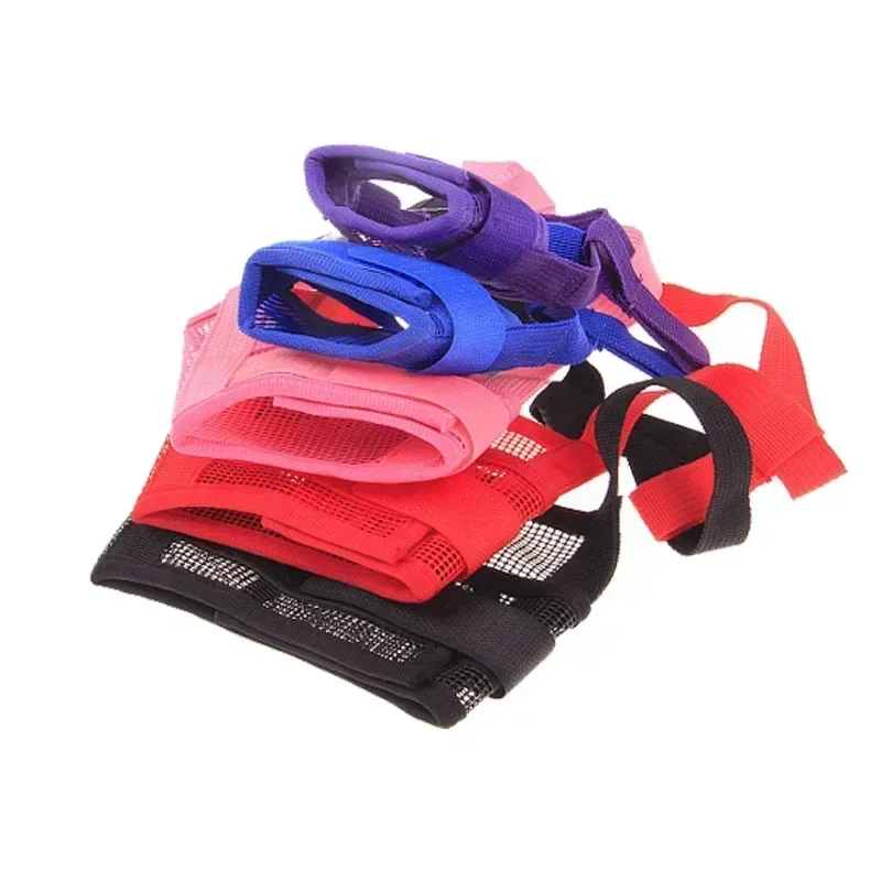 Colorful Adjustable Dog Muzzle Anti Barking Outdoor Safe Civilization Dog Walking Kit Pet Bark Bite Mesh Mouth Grooming Products