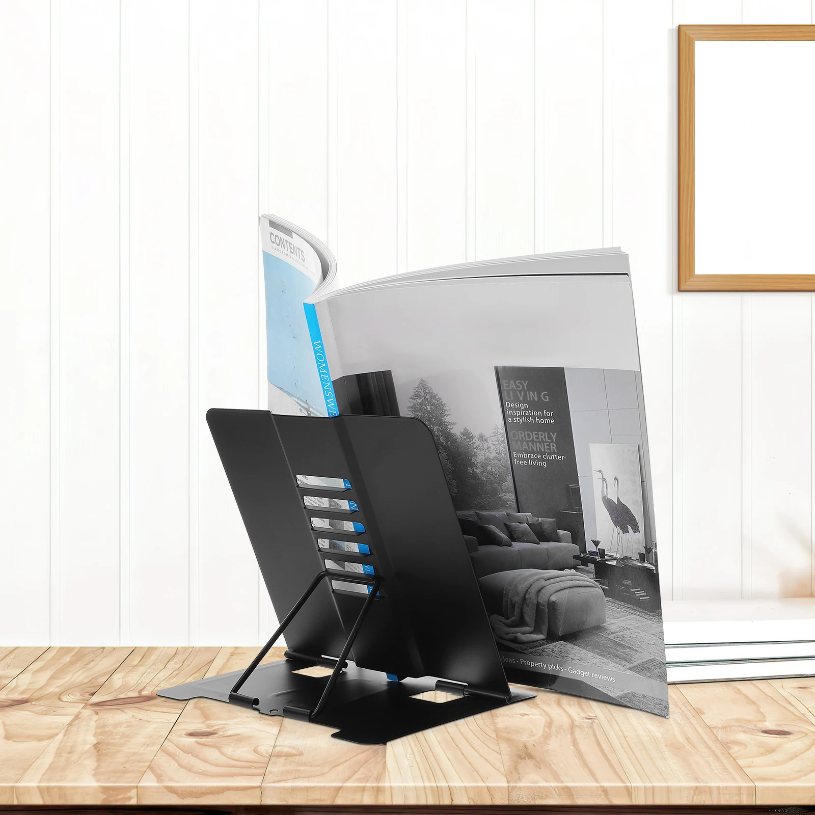 

Metal Reading Shelf Book Stand Stands for Rest Iron Rests Office Readbook Bookrest