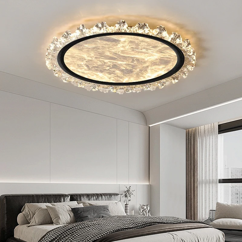 

Modern LED Cloud Crystal Pendant Light, 3-color Light, Living Room Bedroom Pendant Light, Indoor Lighting Decoration Light