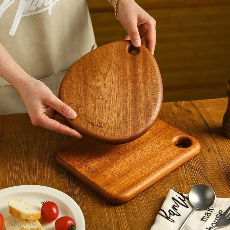 

Vegetable Board Ebony Solid Wood Cutting Board Cutting Board Antibacterial Anti-mold Household Fruit Double-sided Plate