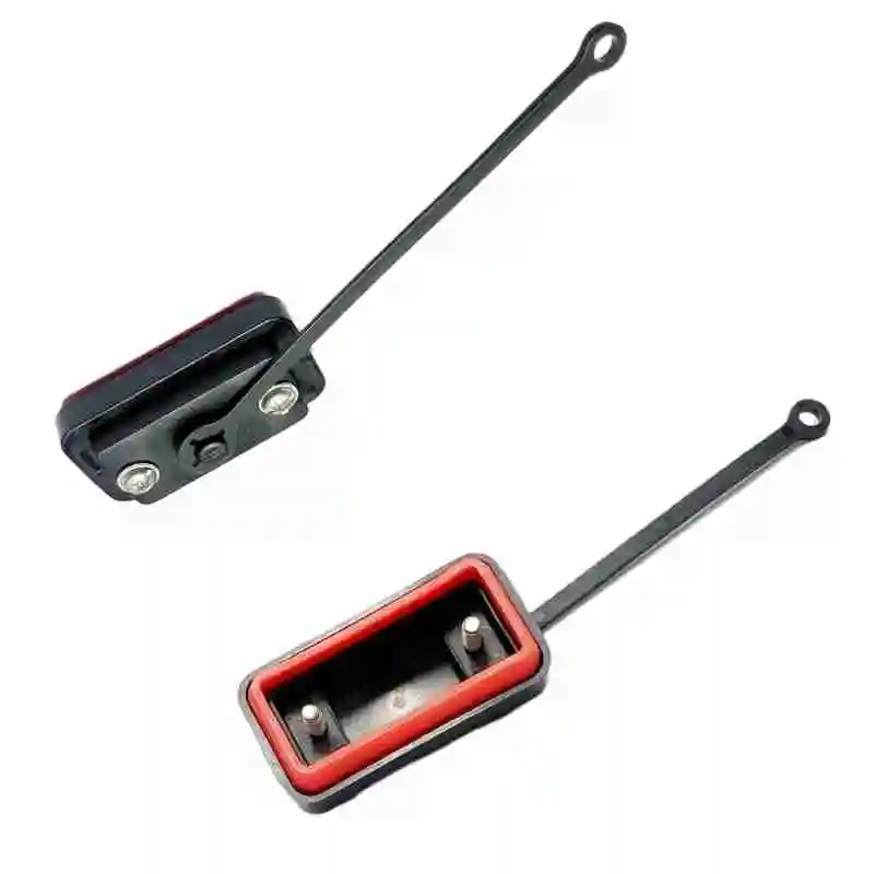 DB9 Male Female D-SUB Serial RS232 Connector with Waterproof and Dustproof Sealing Cover and Red Rubber Ring