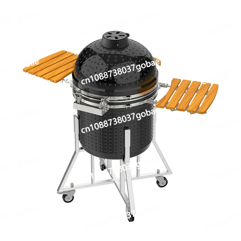 

22 inch stainless steel cermet barbecue grill bbq ceramic smoker