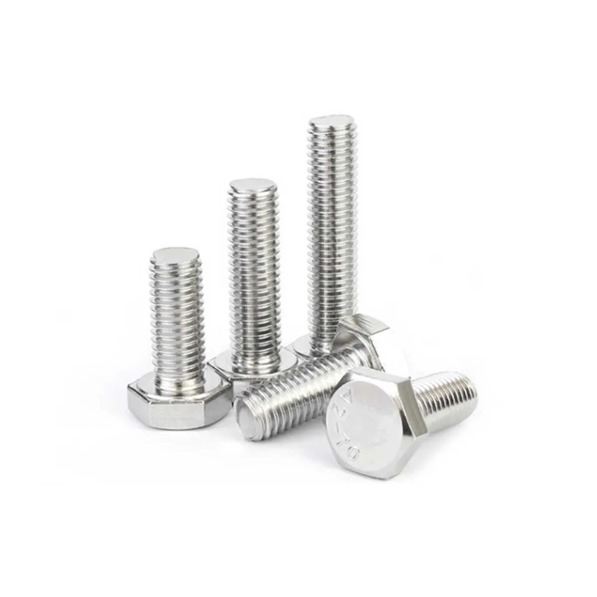 304 Stainless Steel External Hexagonal Screw Extended Half Tooth Full Tooth Bolt M3M4M5M8