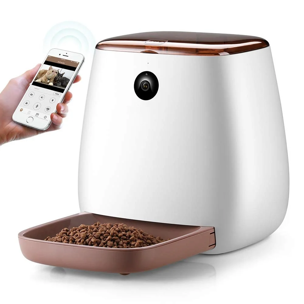 Intelligent Pet Feeder Automatic Pet Feeder Wifi With Camera Smart Function Designed For Dogs And Cats