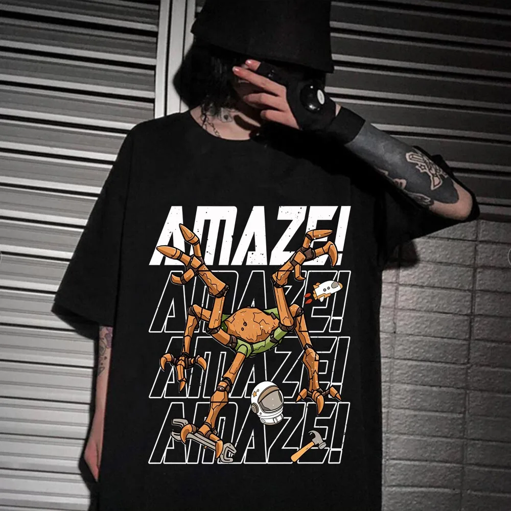 

Футболка Project-Hail-Mary Rocky Amaze Sci-Fi для мужчин и женщин, повседневная рубашка с коротким рукавом и круглым вырезом в стиле Харадзюку