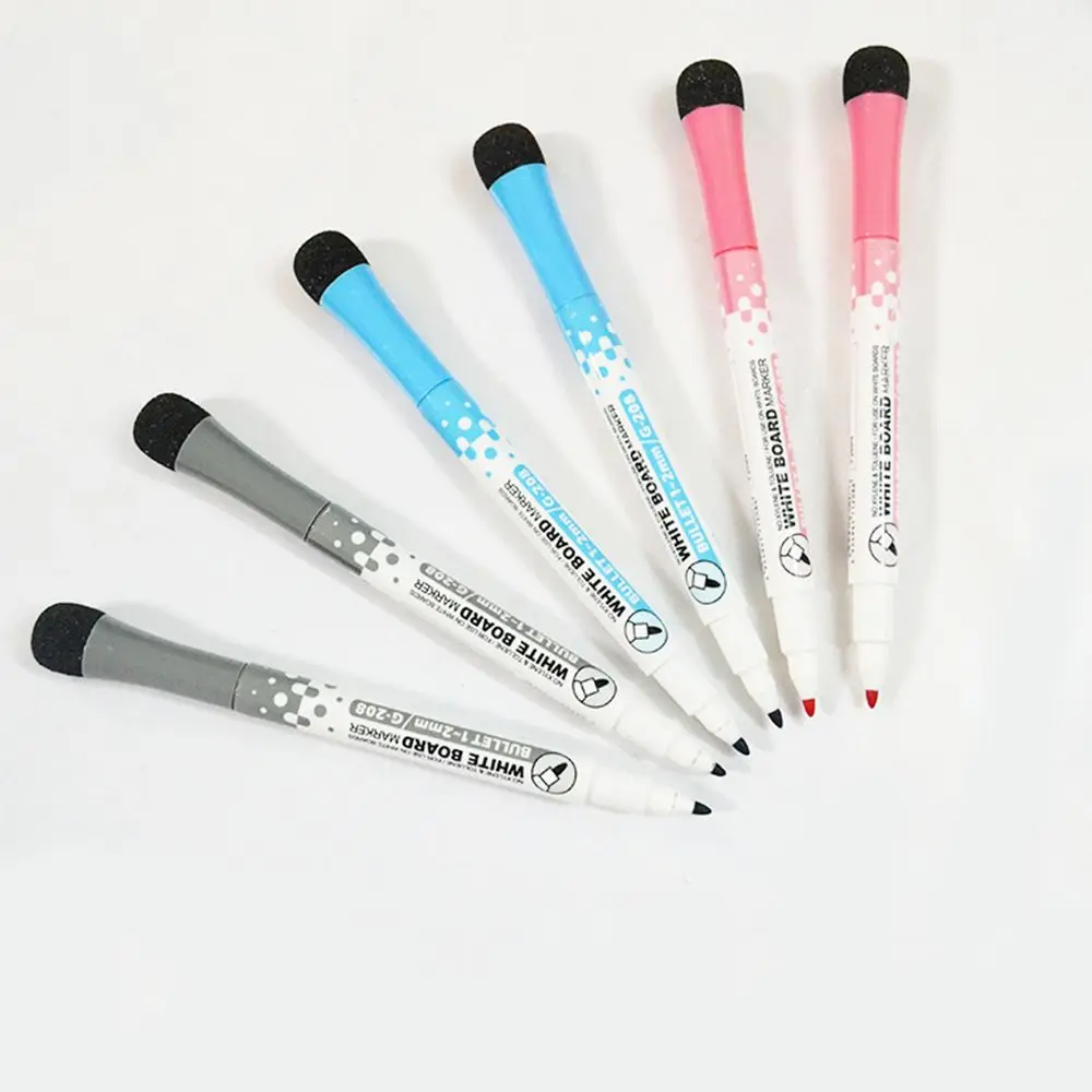 

Children Fridge Writing Record Magnets Whiteboard Marker Magnetic Erasable Whiteboard Pen