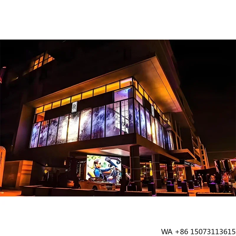 

Indoor-Outdoor Glass Transparent LED Film Display 5000CD High Brightness Screen