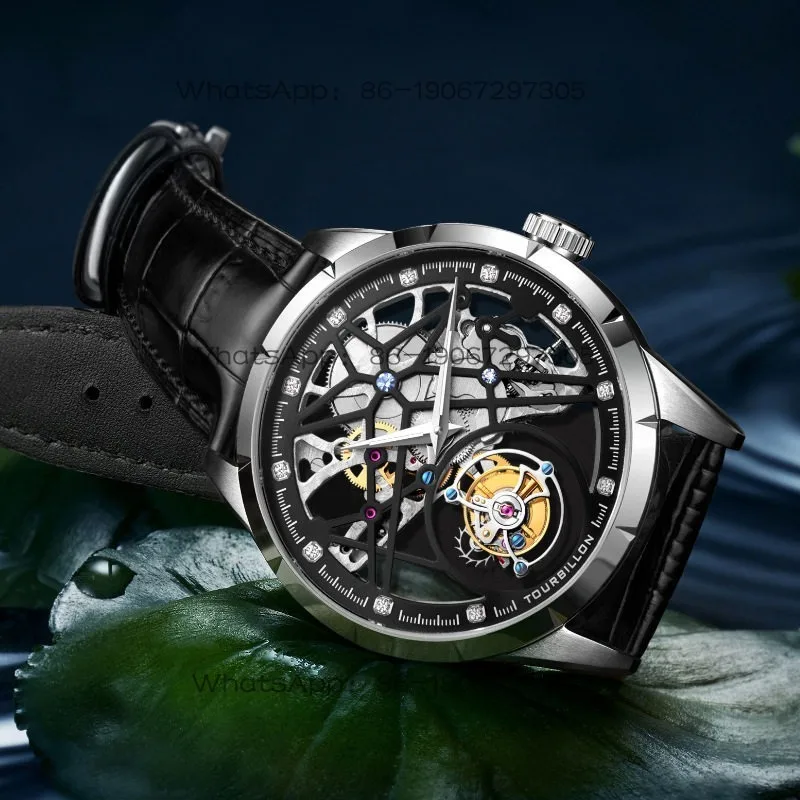 Transparent Hollow Dial Fashion Waterproof Trend Watch