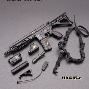 ألعاب صغيرة الفرق الجندي بندقية بندقية الملحقات النموذجية ، لعبة غير قابلة للرمي ، تناسب 12 '' شكل أكشن ، متوفر ، HK416 ، M4 ، 1: 6 أعلى 12 مبيعات M4 Airsoft Stock - رقم 6