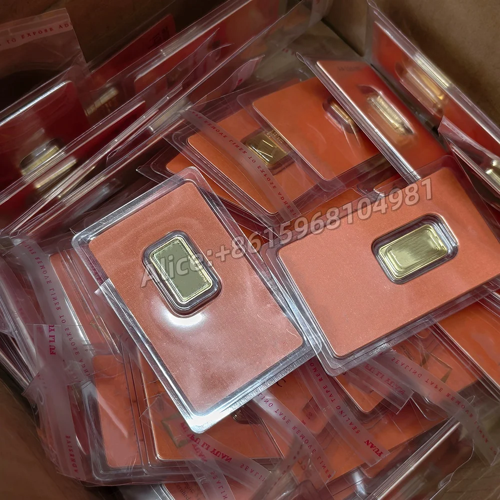 

Швейцарские изделия из металла, немагнитный золотой стержень VS с оранжевой упаковкой, медный стержень с различным серийным номером. Для подарка на коллекцию