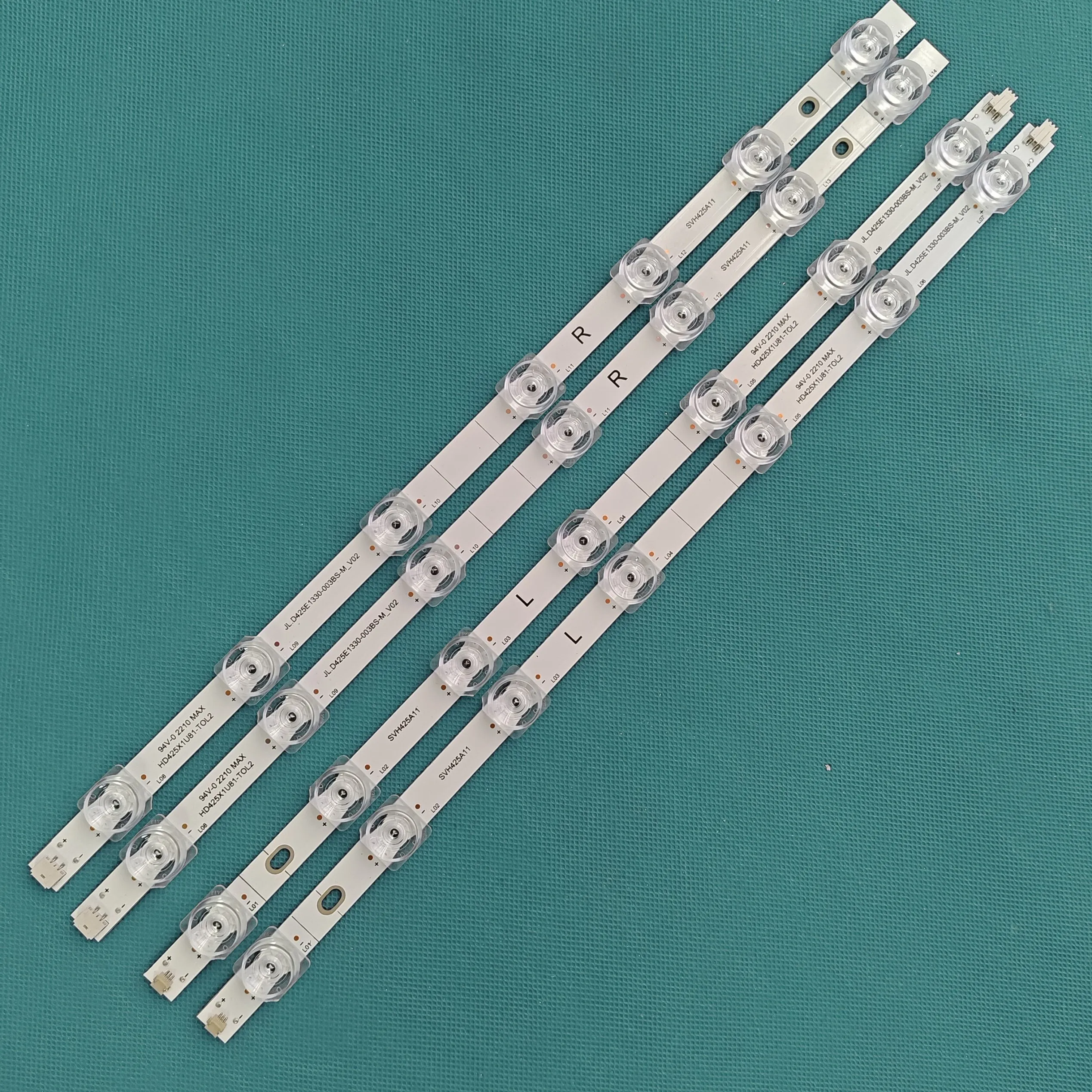 Retroiluminación LED 14LED para HISENSE 43A603AMV 43R6E3 43h6g 43R6090G 43H6570G 43R6090G5 43H6500G 43R6000GM SVH425A11 HD425X1U81-TOL2