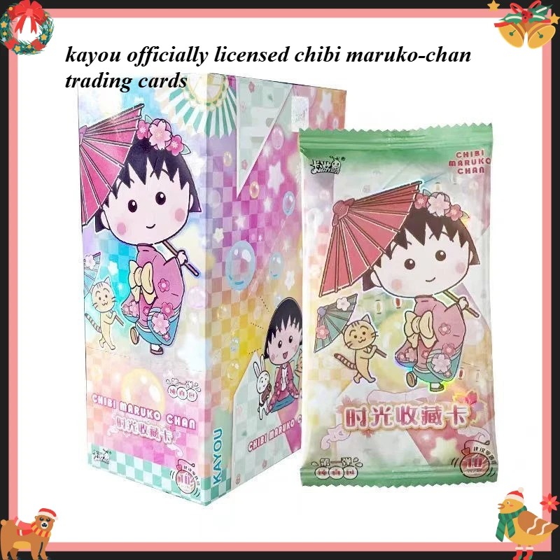 Kayou Official Chibi Maruko Chan Innocence Pack Vol.1 Time Collectible Cards CMR BP Rare Anime Blind for a friend's child Gift