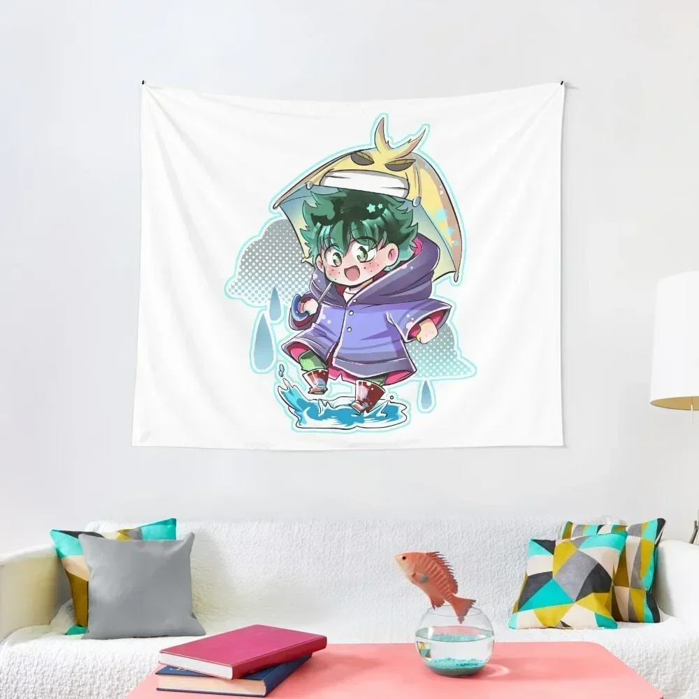 Rainy Deku Tapestry Korean Room Decor Custom Room Decor Room Decorator Tapestry