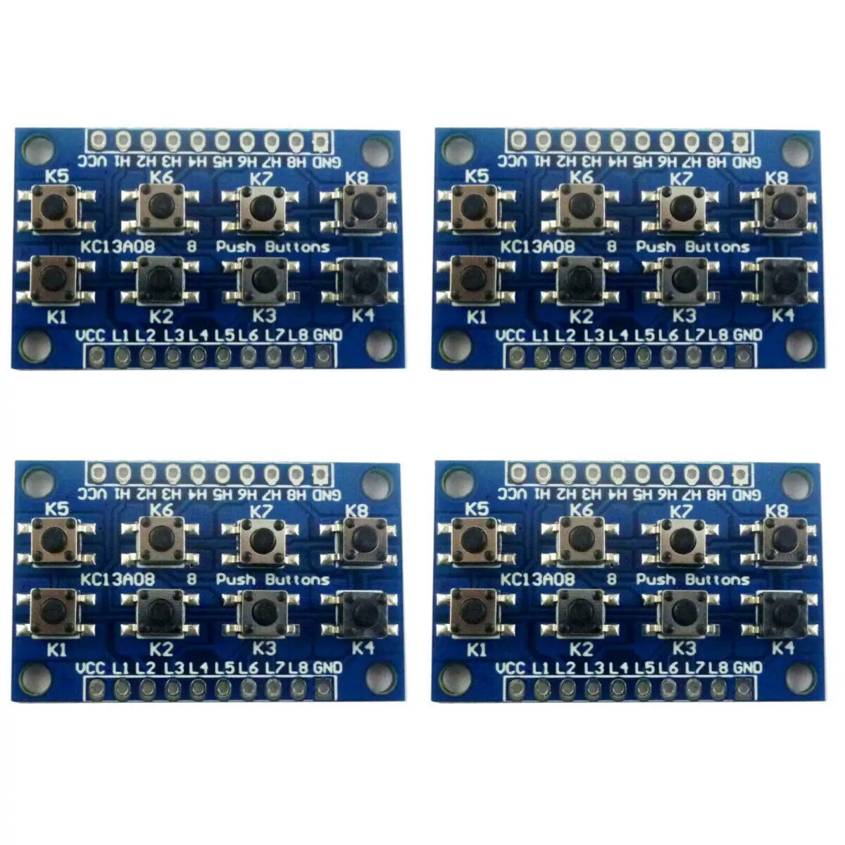 8-button High level Push Buttons 8 Keyboard Keypad MCU IO for Arduino STM32