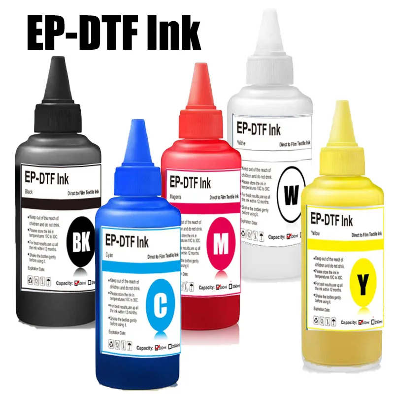 

100ml EP-DTF ink for Epson L800 L805 DX5 DX7 XP600 I3200 I4720 I5113 for DTF transfer film DTF Film printer
