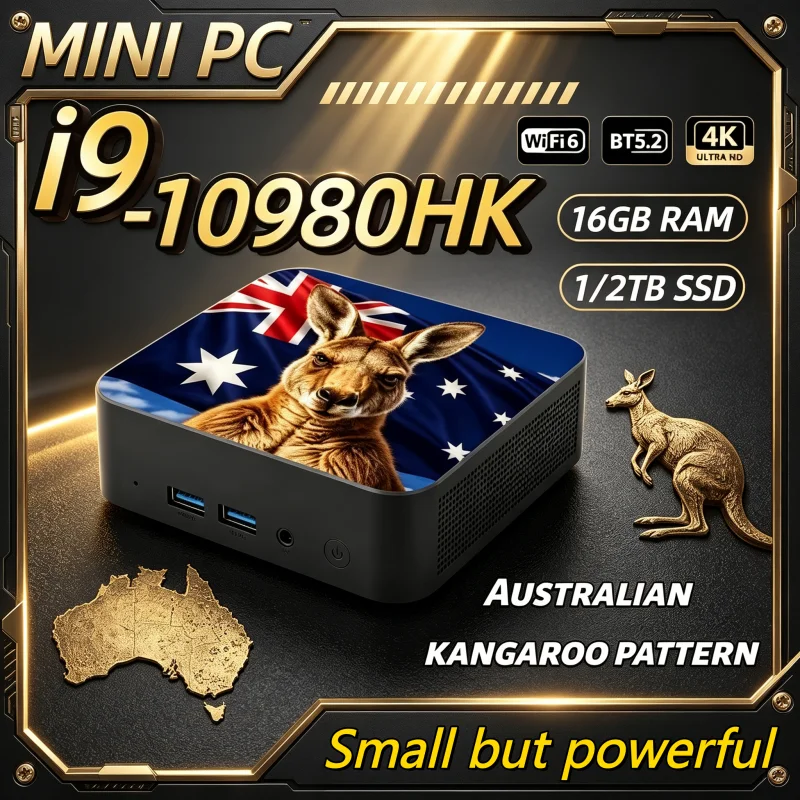 Home Office Australia - Australia Kangaroo Flag Core i9-10980HK Mini