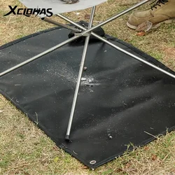 Camping Fireproof Mat Outdoor Silicone Flame Retardant Protective Grill Mat For Picnic BBQ Stove Grassland Protection Blanket
