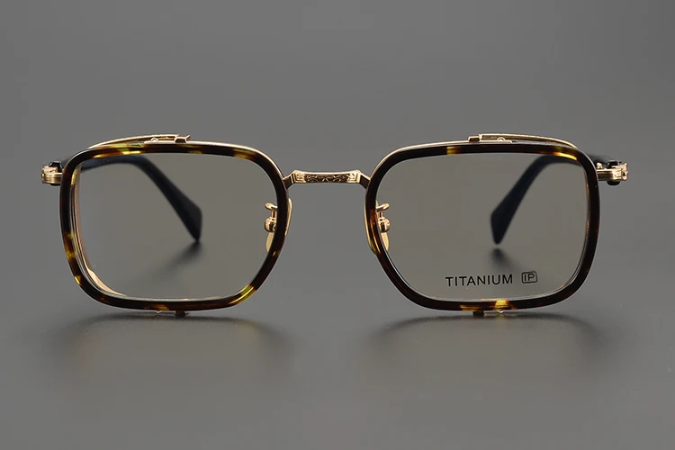 Titan Schildkröte Lesebrille Männlich Handgemachte Schmale Brillen Rahmen Anti Blaues Licht Gläser +1,0 1,5 1,75 2,0 – Detail 22