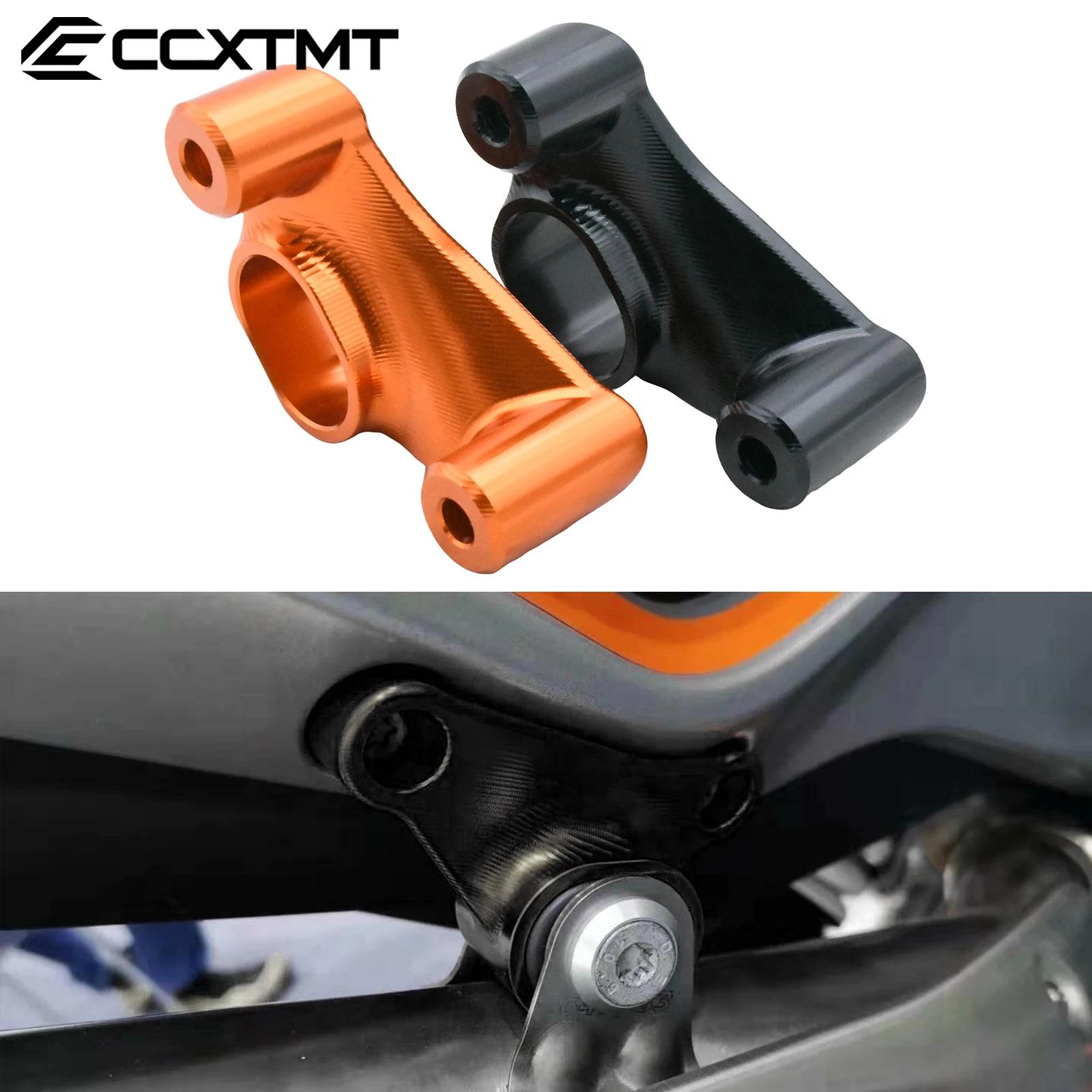 

For 2018-2026 KTM 790 890 DUKE790 DUKE890 CNC Aluminum Alloy Duke Exhaust Pipe Holder Motorcycle Exhaust Pipe Hanger Brackets