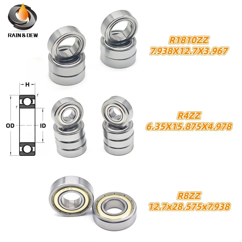 2P/4P/6P/8Pcs R1810ZZ inch 5/16