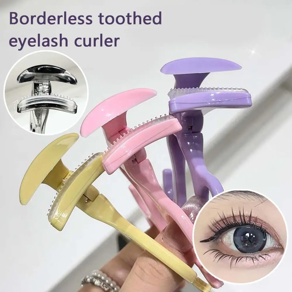 

Frameless Tooth Comb Wide-angle Eyelash Curler Natural Curling Eyelash Shaping Suitable Beginners Portable Eyelash Clip Lasting