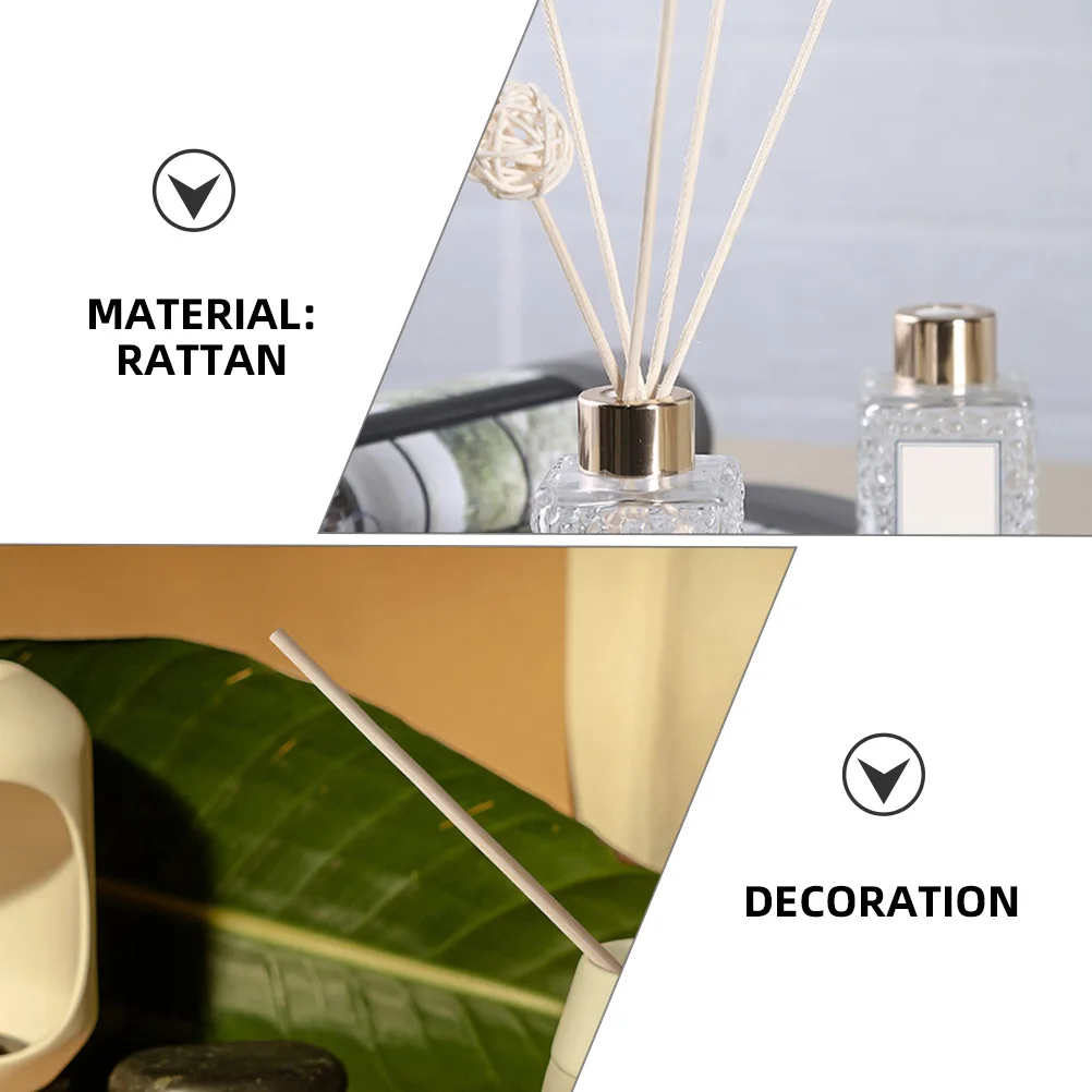 

200pcs Diffuser Sticks Rattan Fragrance Aromatherapy Replacement Oil Diffuser Stick For Room Spa Wedding Household Aroma