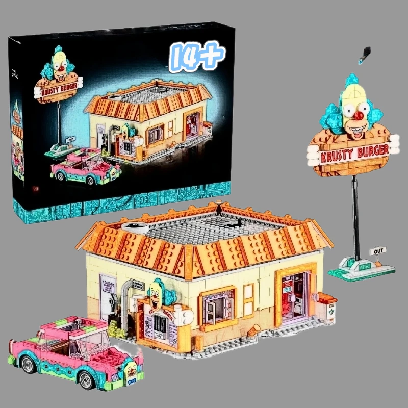 

Новый конструктор «Ресторан-гамбургерия» 2026 года: развивающая игрушка из кирпичиков для детей, подарок на день рождения