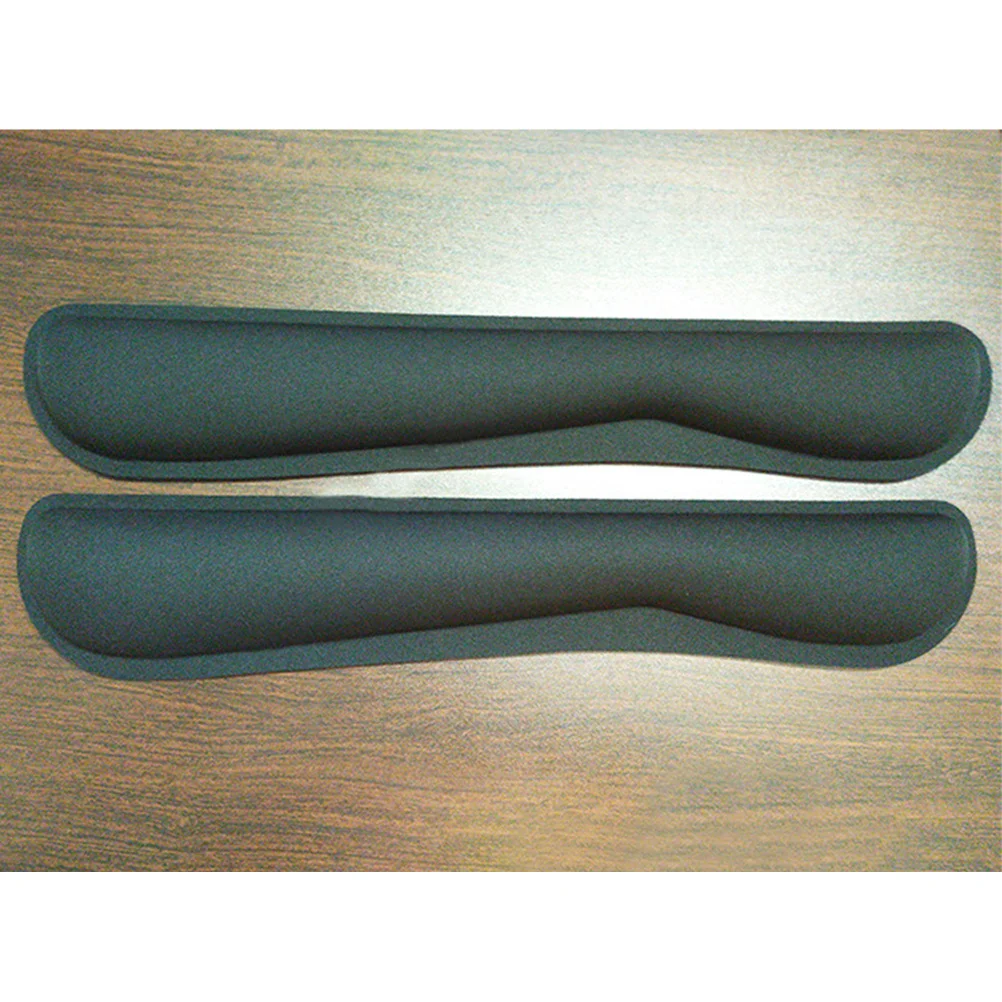 

Keyboard Wrist Rest Pad Black Ergonomic Design Memory Cotton Comfortable Support for Pc Gaming Office Use Wrist Rest
