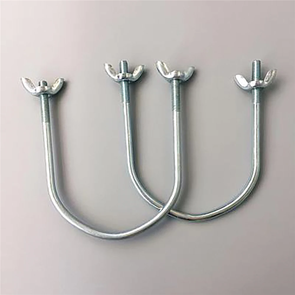 2 قطعة استبدال عجلة حامل/تصاعد المسمار مجموعات ل ميديا NY2513-17EW/HY22D الكهربائية النفط سخان العجلات قوس/U-شكل المسمار