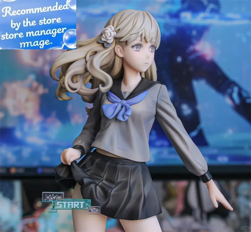 

25 см 13 Sentinels Aegis Rimfigure, школьная форма, фигурка Fuyusaka Lori, игровая ролевая модель, статуя из ПВХ, украшение, кукла, игрушки на день рождения