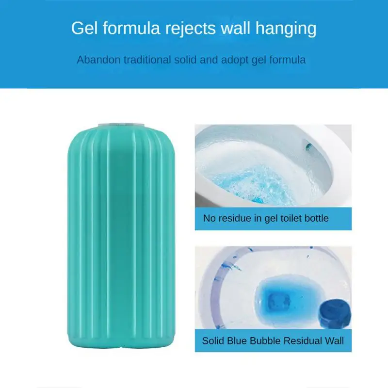 Automatic Blue Toilet Tank Cleaner Gel WC Bowl Cleaning Deodorant Tools Household Bathroom Toilet Odor Fresher Wash Deodorizer