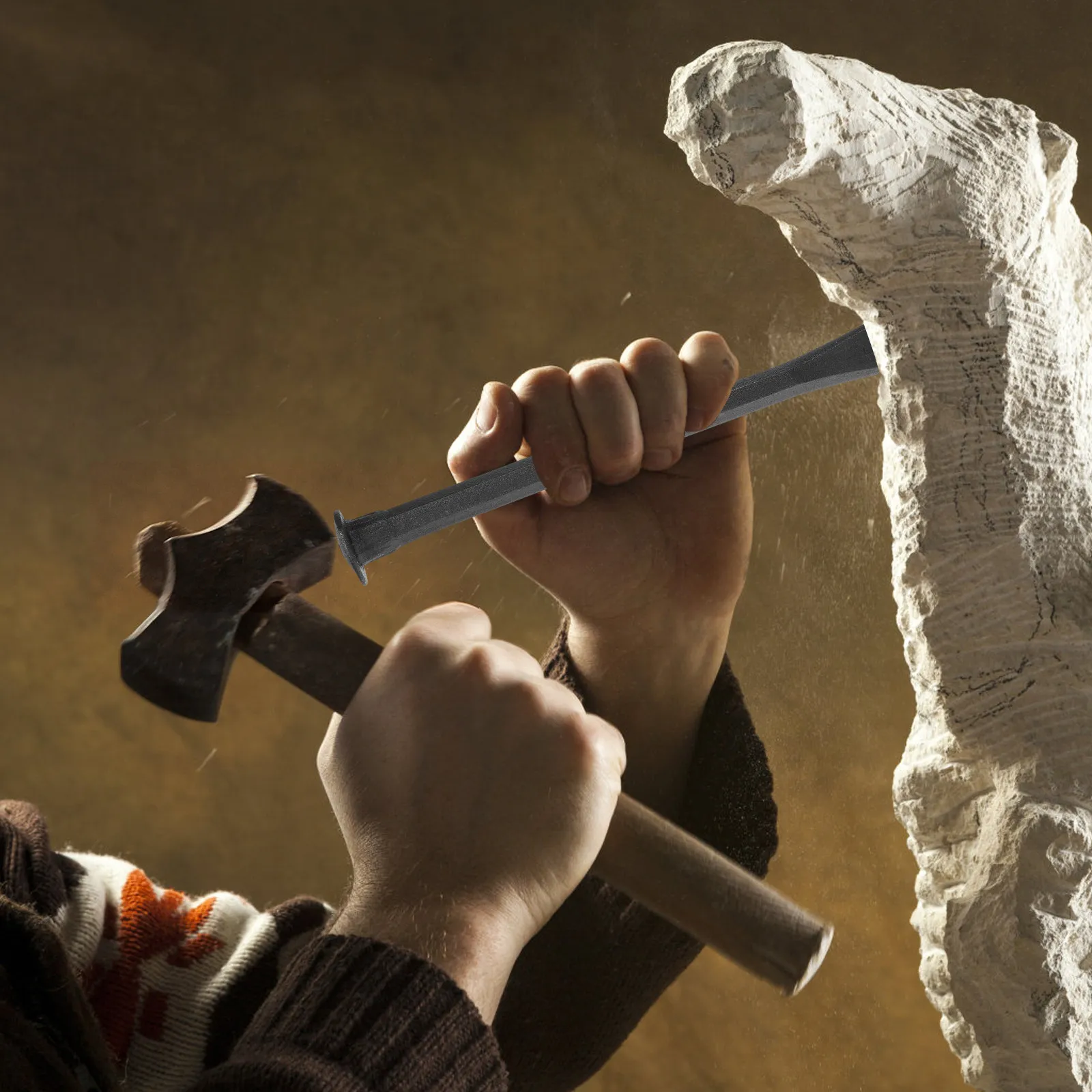 

Стамеска для каменной кладки из углеродистой стали, сверхпрочная, для бетона, камня, кирпича, резьбы по камню, ручной инструмент для деревообработки