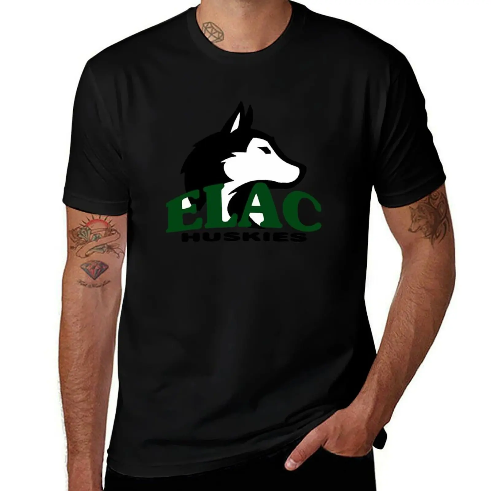 ЛУЧШИЙ ПРОДАВЕЦ - ELAC Huskies Basketball Merchandise Футболка Футболки больших размеров Эстетическая одежда рубашки мужские с графикой