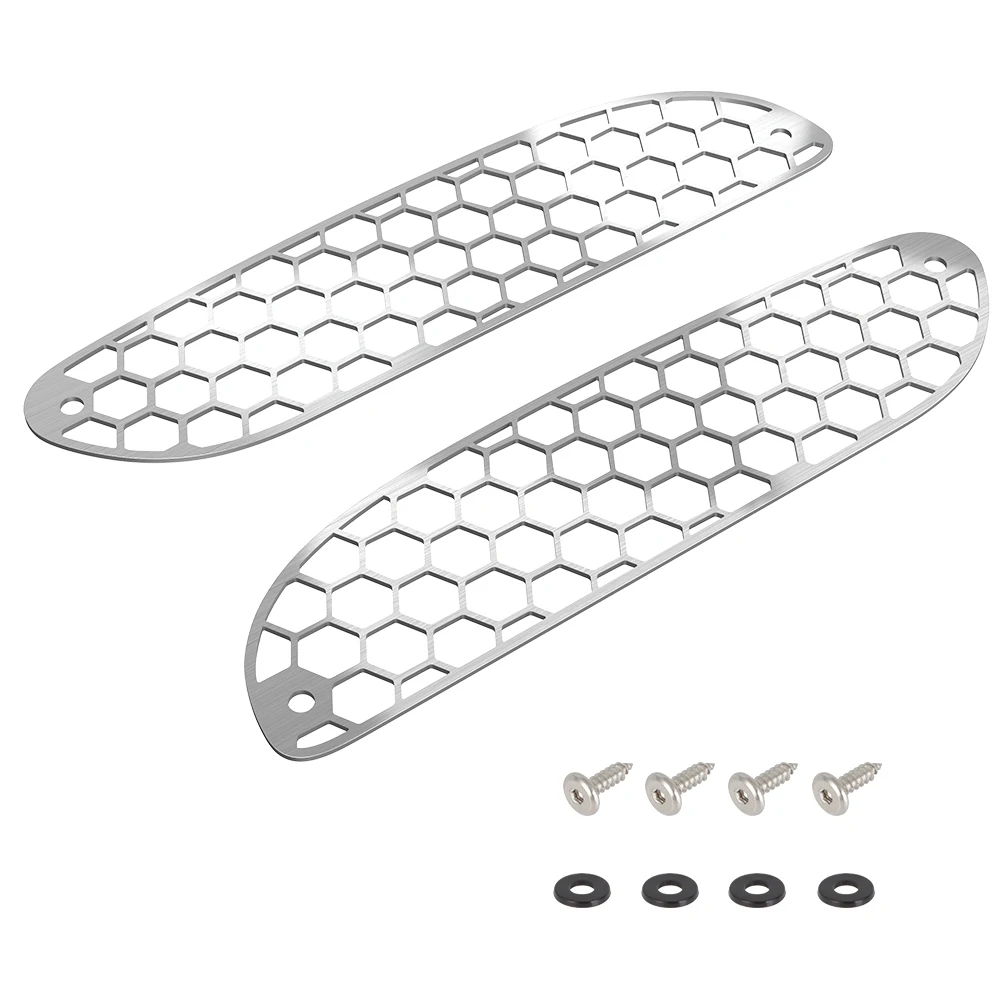 Air Hood Stainless Hex Screens 1998-2002 For Trans Am WS6 Ram Left & Right With Supplied Screws And Spacers