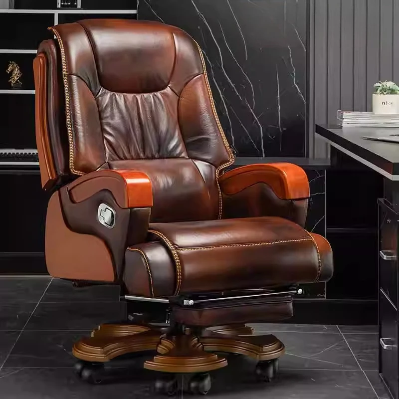 เก้าอี้สำนักงานปรับเอนได้ตามหลักสรีรศาสตร์ เก้าอี้คอมพิวเตอร์แบบหมุน เก้าอี้สำนักงานแบบมีล้อเลื่อน เก้าอี้พักผ่อน เก้าอี้ทำงาน เฟอร์นิเจอร์สำหรับบ้าน