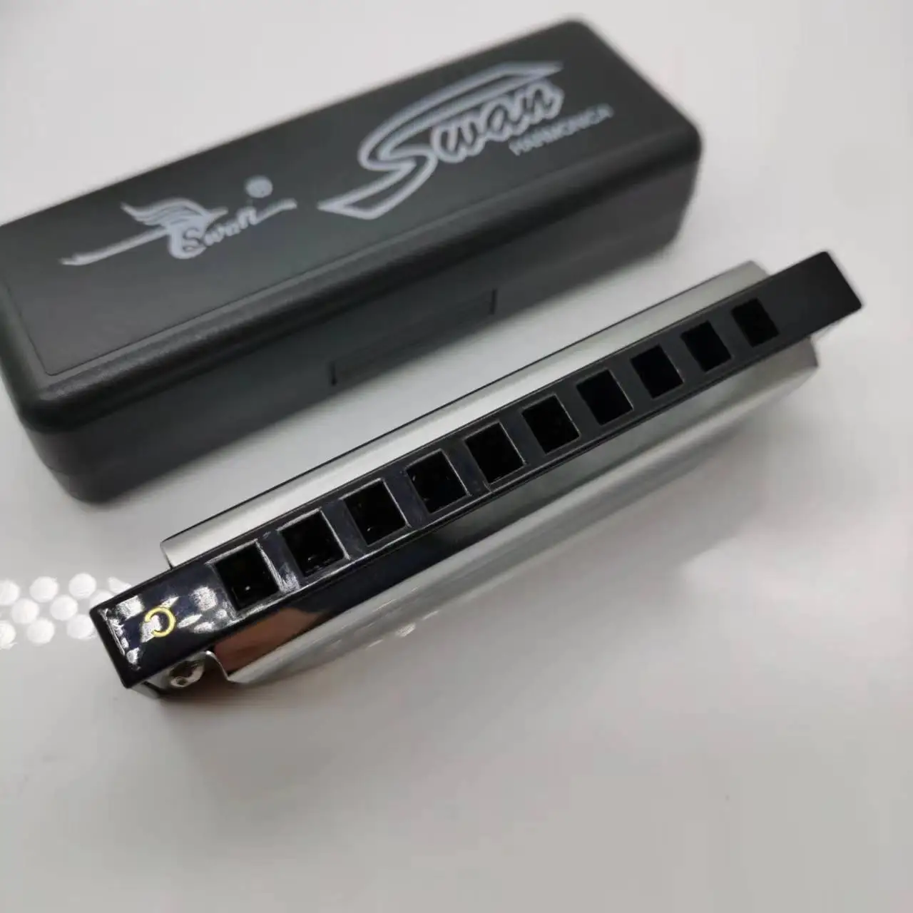 Swan Harmonica Diatonic10 Hole Blues Harp Woodwind Music Instrument Mouth Organ Harmonika For  Folk Jazz Melodica