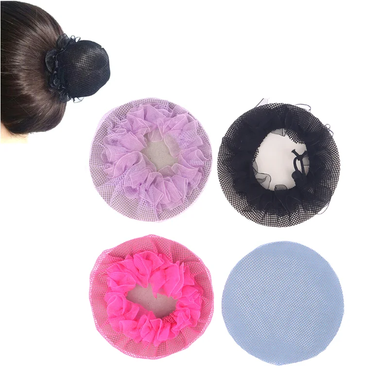 Chignon Net Hairnet Headwear Ballet Disk Hair Snood Nets For Wigs Invisible Dancing Sporting Hair Net Hair Accessories