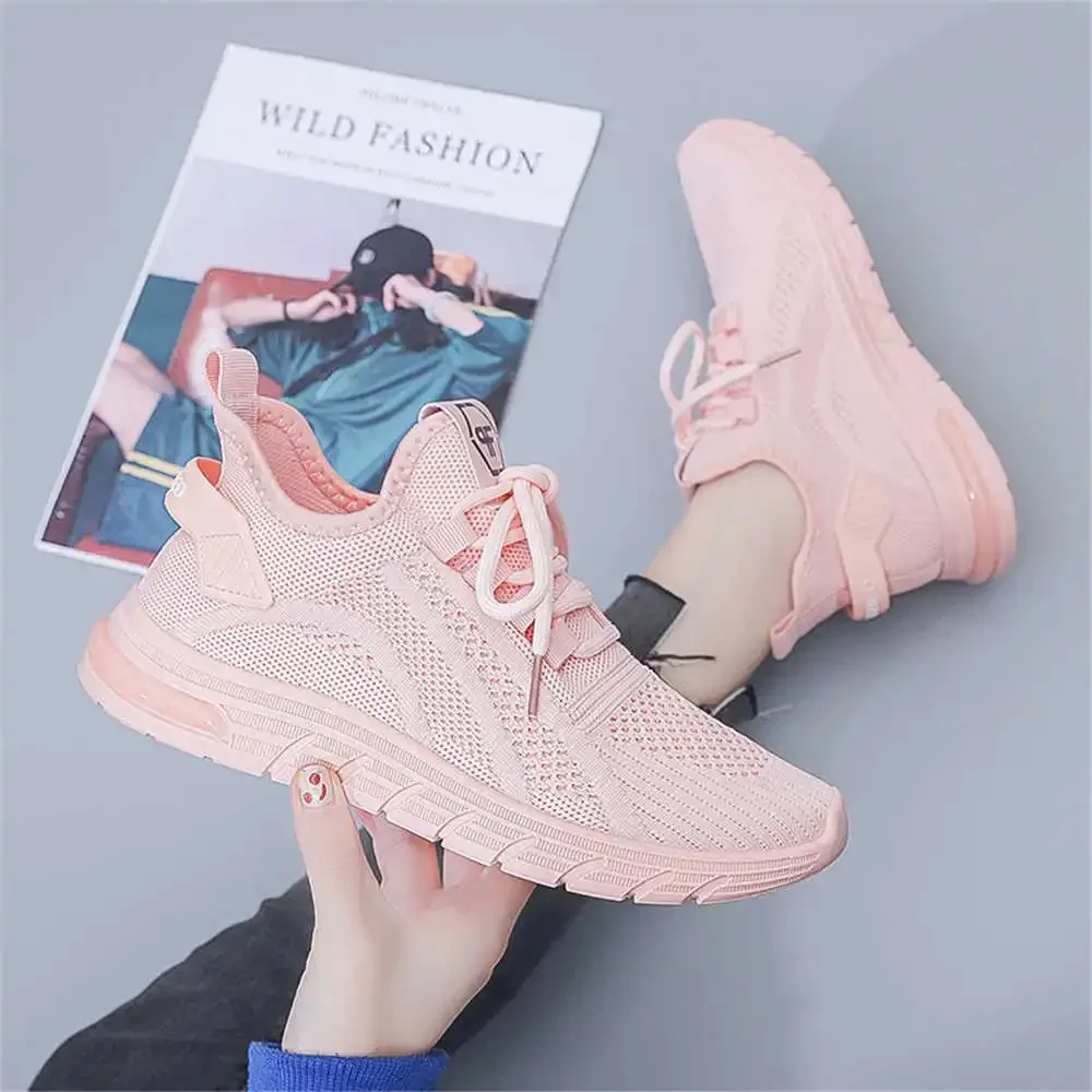 Lace Up 37-38 Women's Lux Sneakers Flats Factory Shoes Tenis Fashion Sports New Season Global Brands Factory Sapa Maker