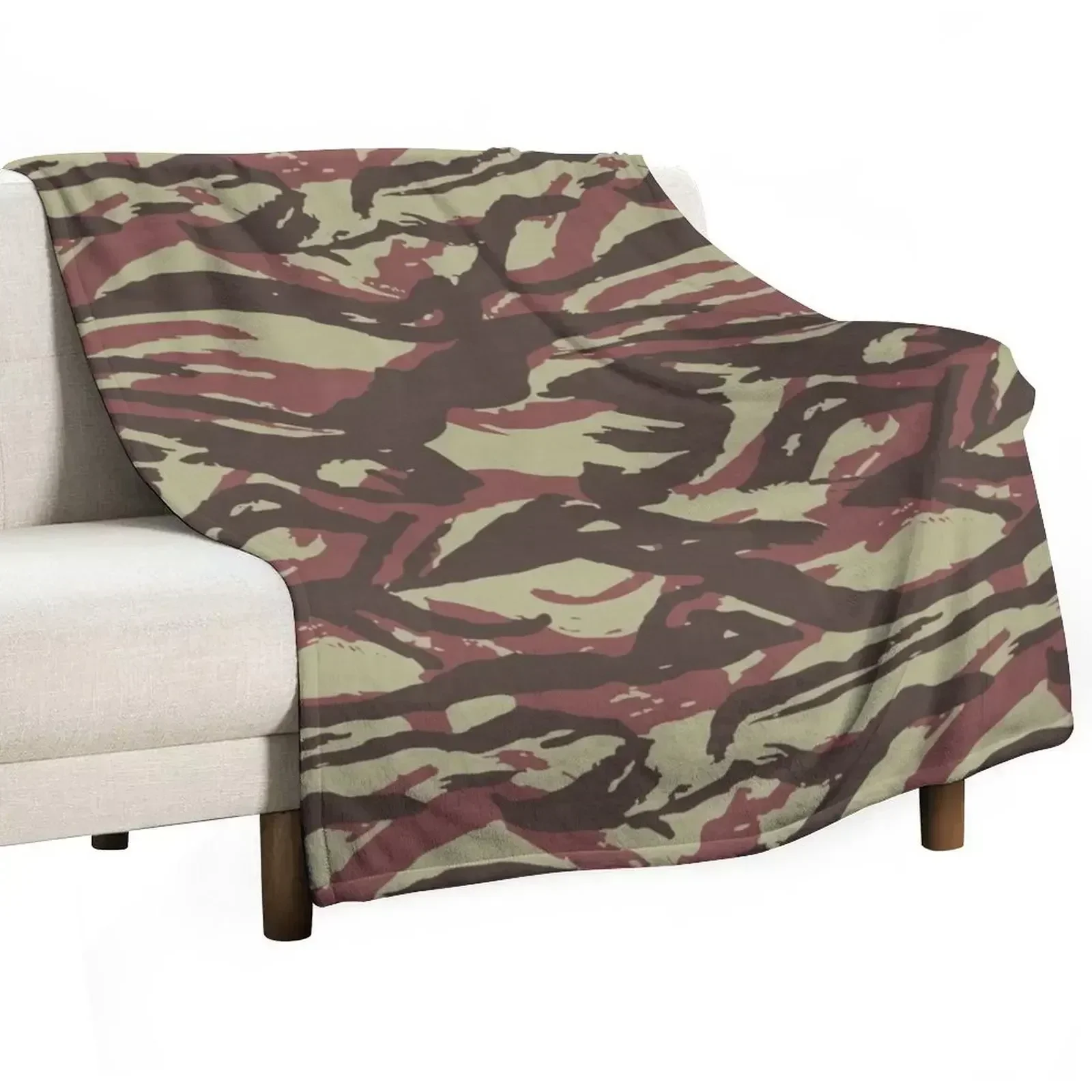 

Lizard Camo Throw Blanket Luxury Designer Loose Blankets