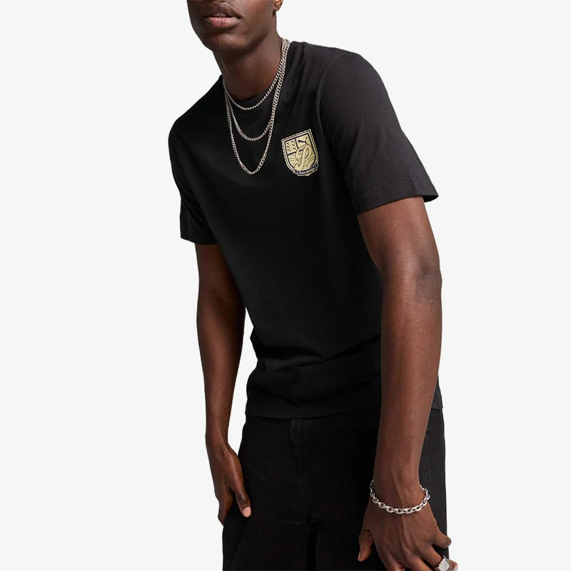 

PUMA Genuine 2025 Spring New Men's Knit Loose Breathable T-Shirt 632939-01