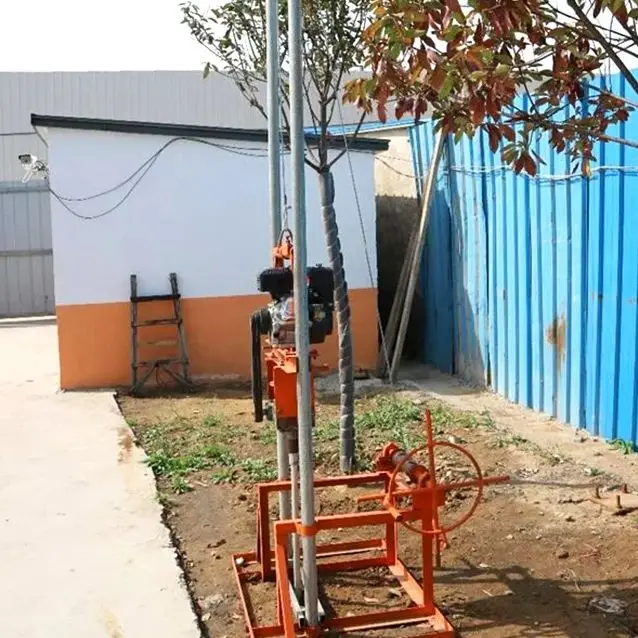 

Customized Manual Micro Water Well Drilling Rig Portable Lightweight 80m Petrol Diesel Drilling Equipment