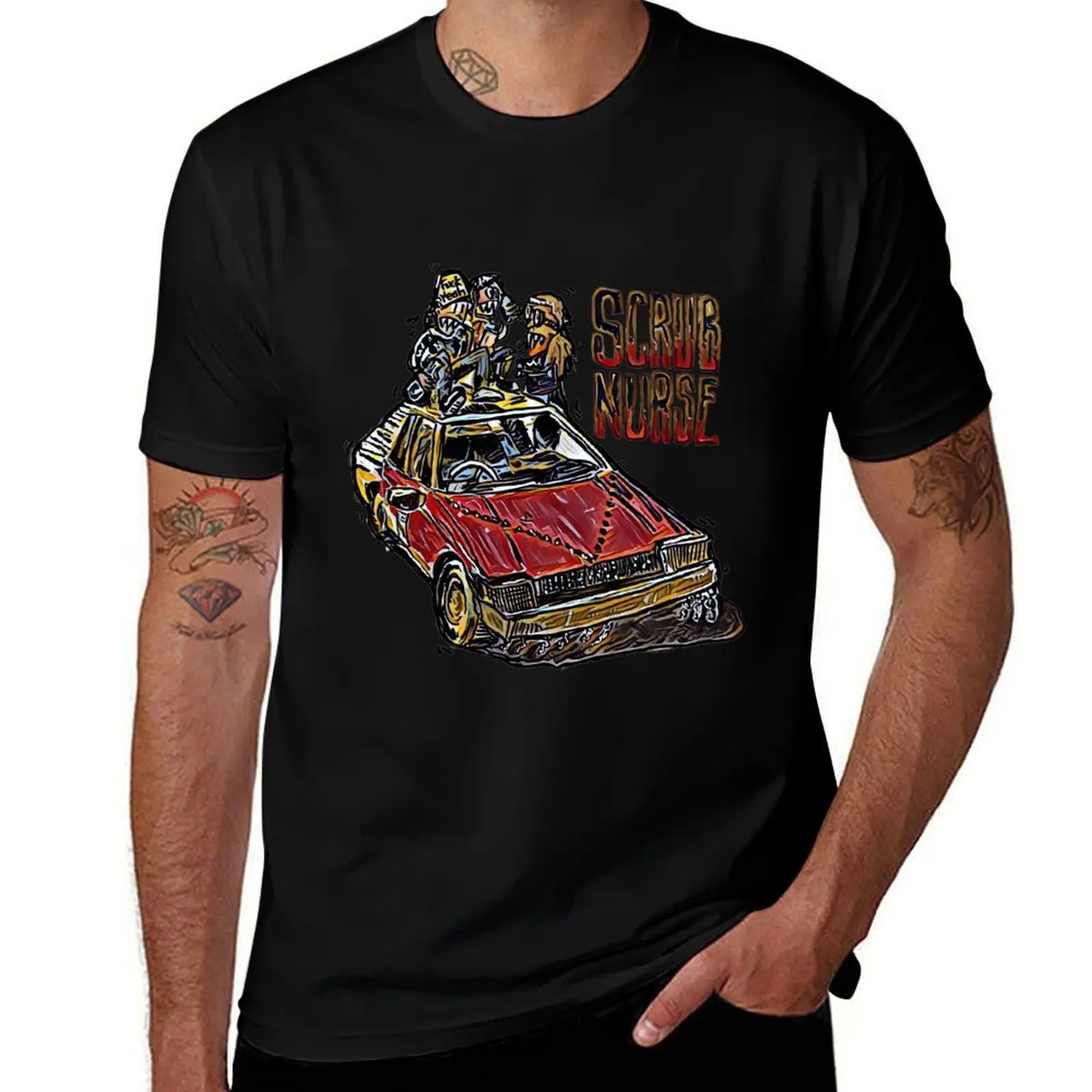 The Scrub Nurse T-Shirt Thanksgiving Casual Tee T-Shirt