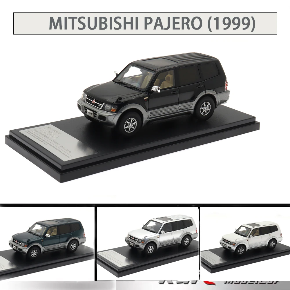 1:43 Hi Story Per MITSUBISHI PAJERO (1999) Edizione Modello Resina Alta Simulazione Modello di Veicolo Collezione Decorazione Regalo