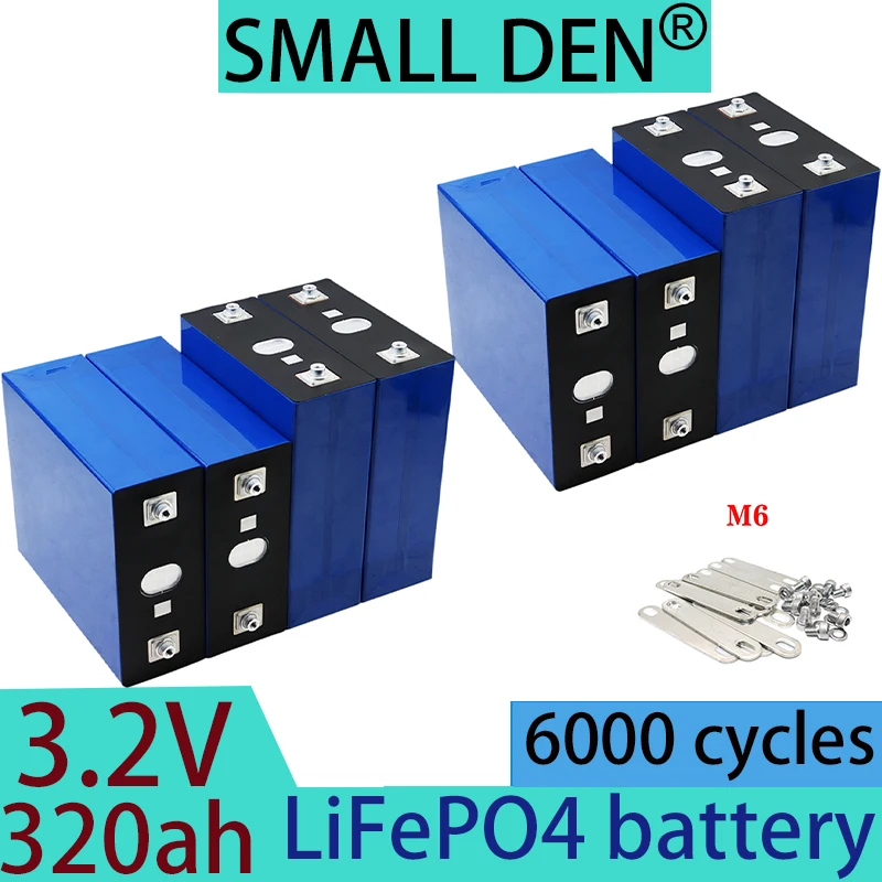 

LiFePo4 3.2v 320Ah lithium battery prismatic lithium-ion rechargeable battery battery off-road vehicle motorcycle large capacity