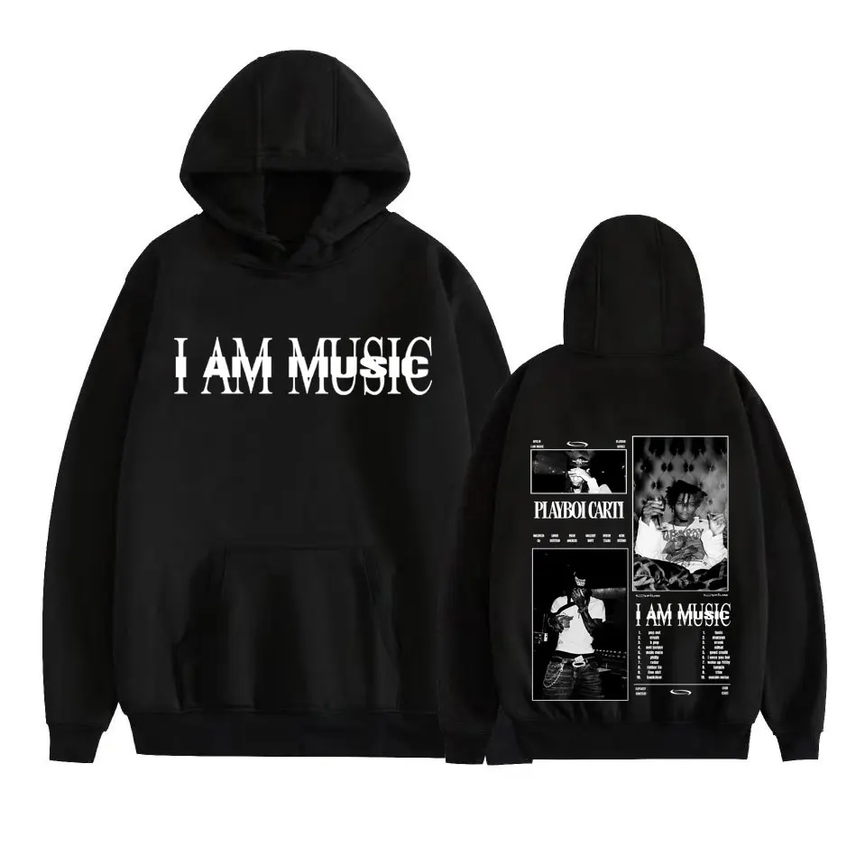 

Рэпер Playboi Carti I AM MUSIC Толстовка с принтом Opium Ken Carson Narcissist Tour Толстовка для мужчин Винтажные пуловеры с длинными рукавами